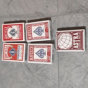 New Playing Cards Poker lot of 5